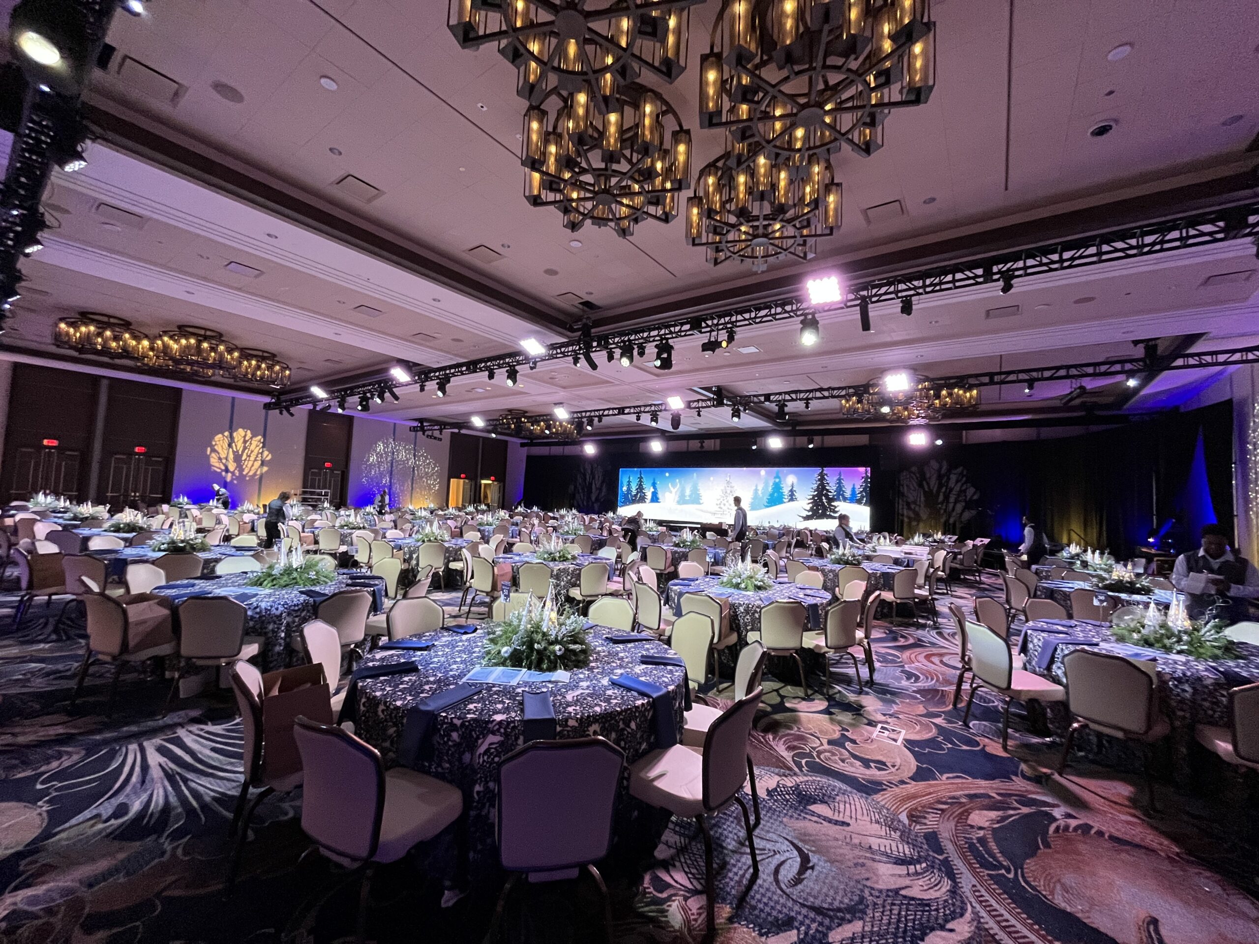 Spirit of Springfield Bright Nights Ball production at MGM Springfield